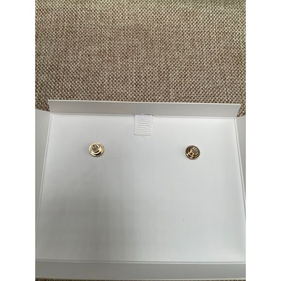 Pink Linen Starfish Hand painted Earrings Blue - Picture 4 of 6